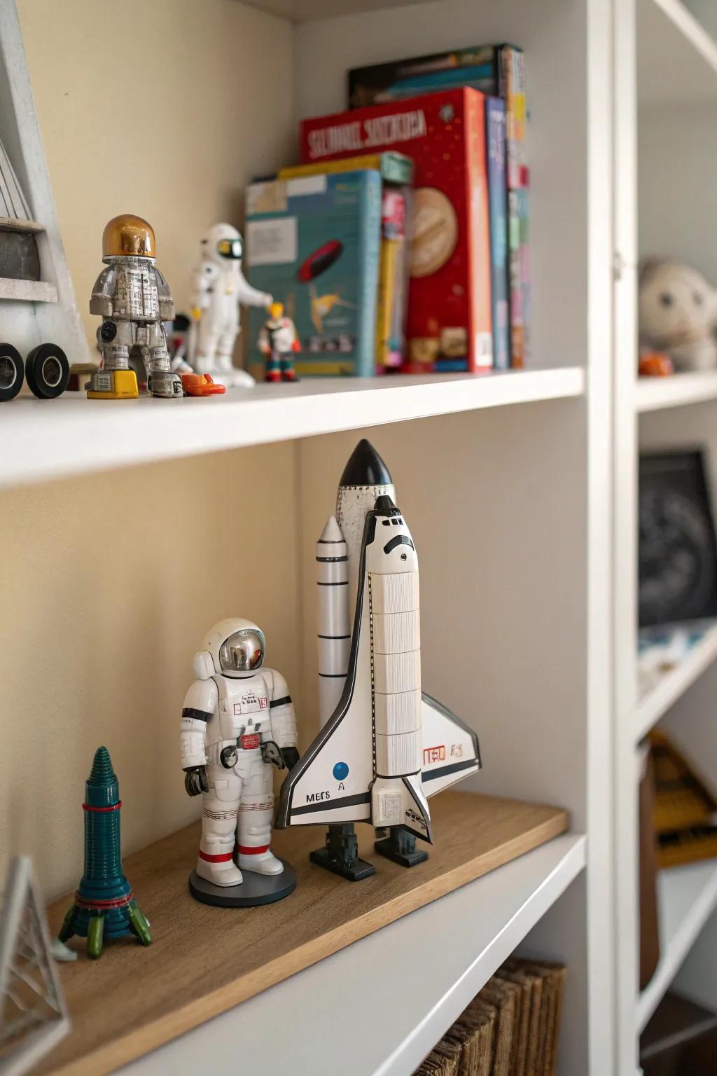 Spaceship models include a playful and adventurous element to your decor.