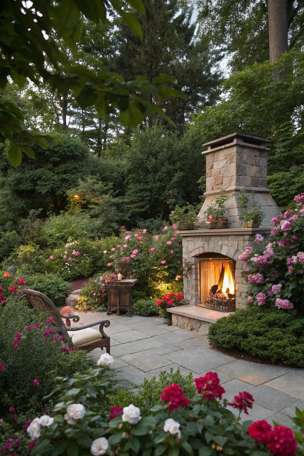 Transform your outdoor space into a charming garden using plants.