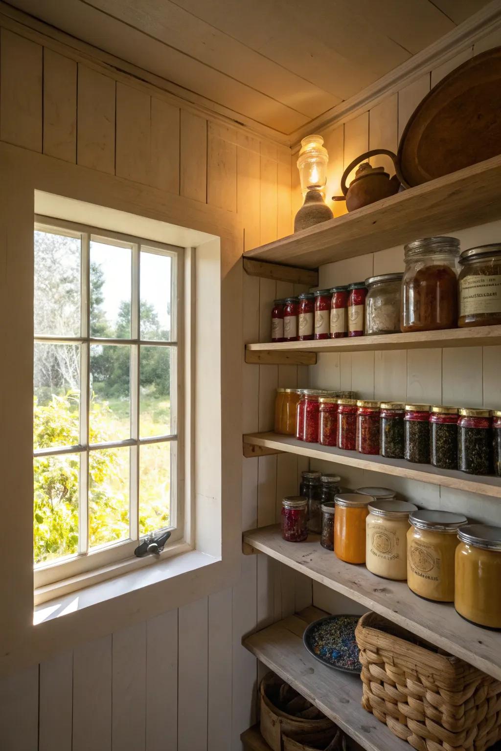 Sunlight introduces a revitalizing element.