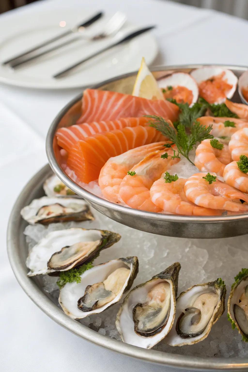 A luxurious seafood selection that elevates any event.