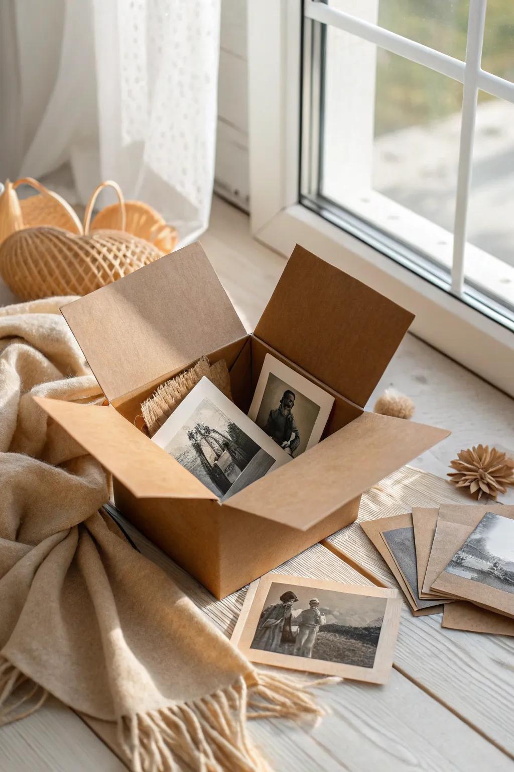 Uncover memories in style: Experience the magic of surprise gift boxes.