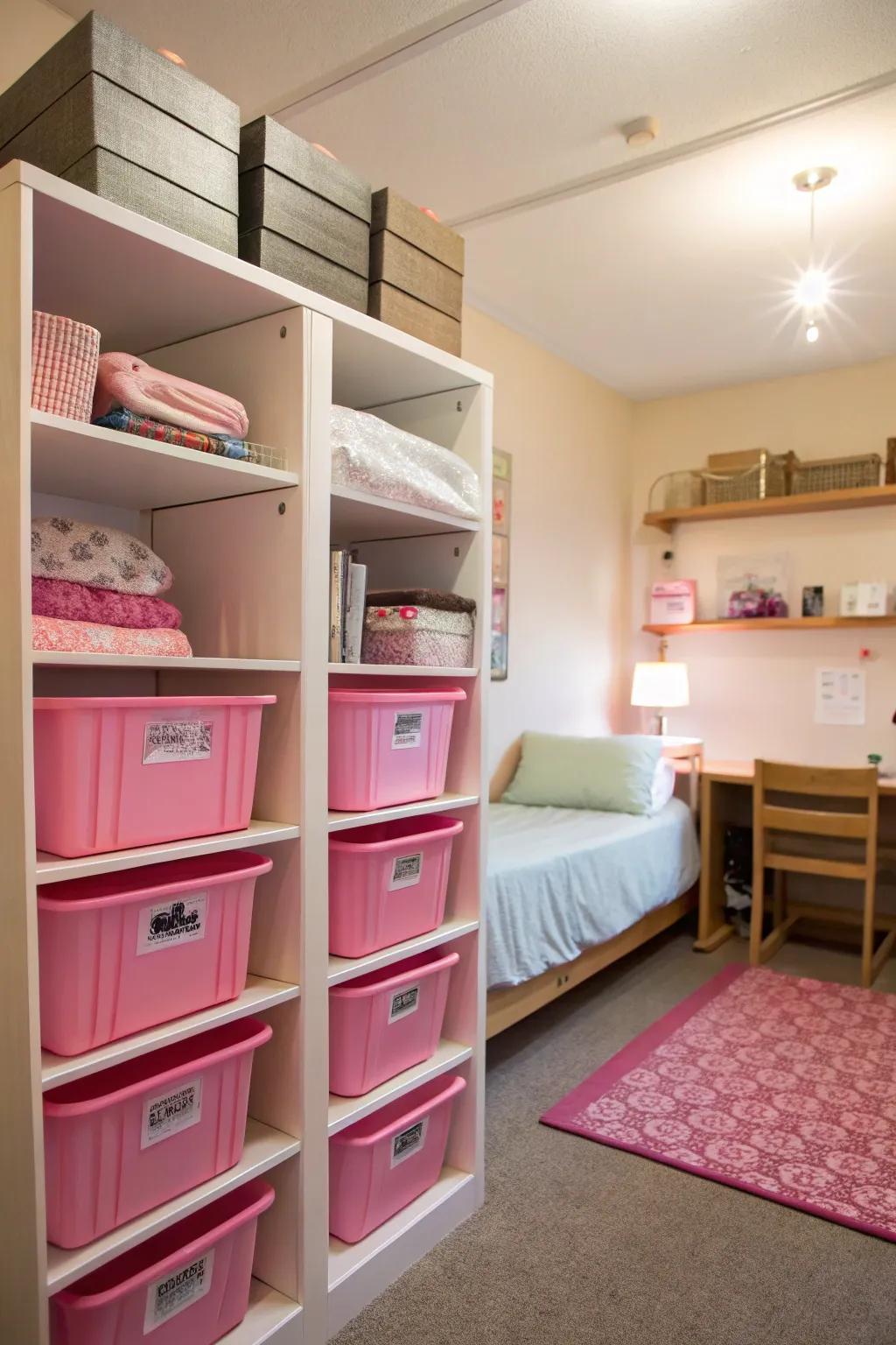 Practical storage can be functional and stylish.