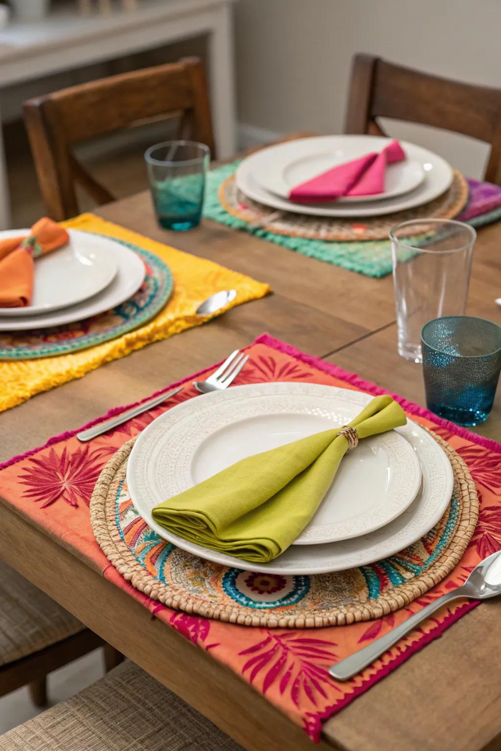 Illuminate your table with a burst of color.