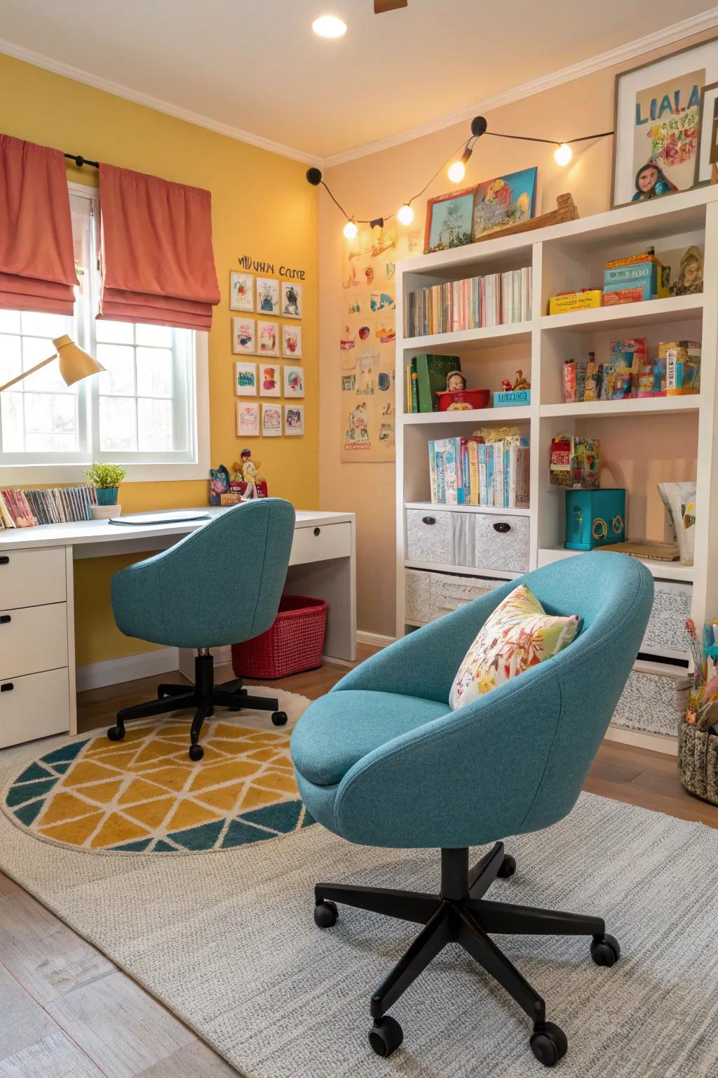 Seating suitable for all users.