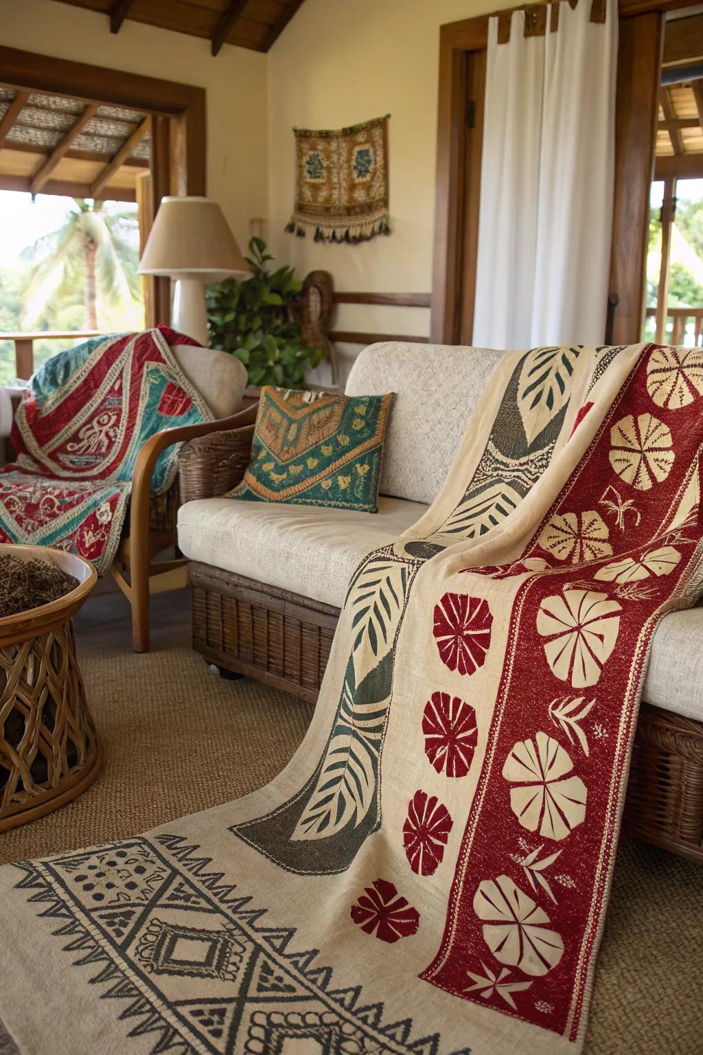 Traditional Island designs bring cultural richness.