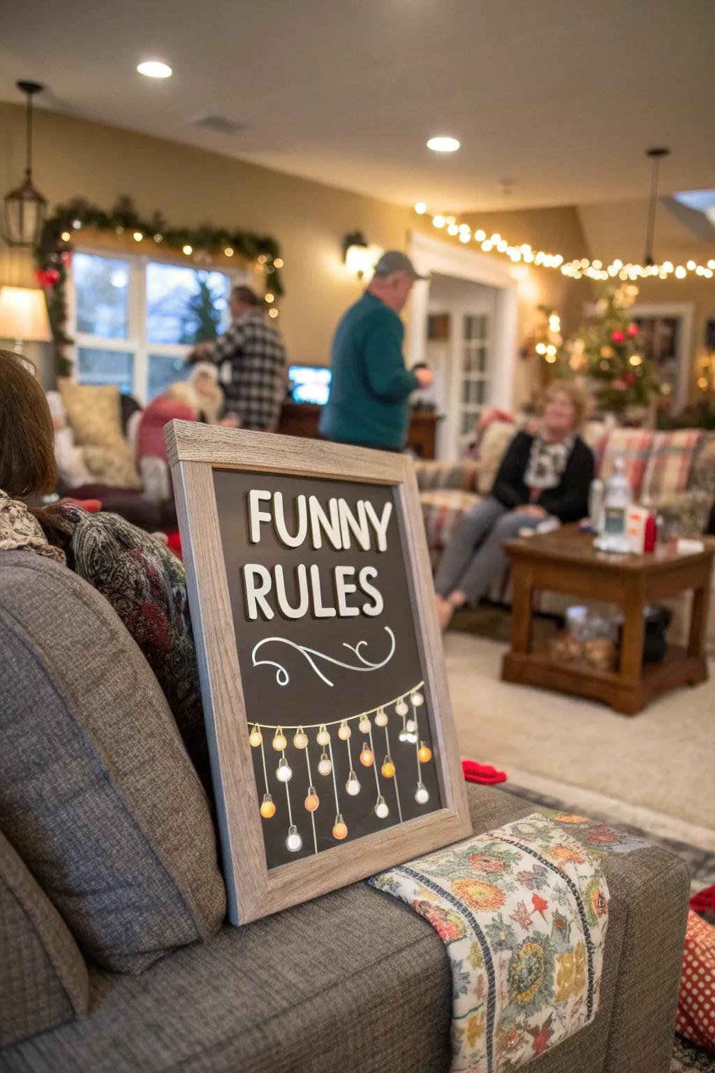 Humor in decor brings delight to any celebration.