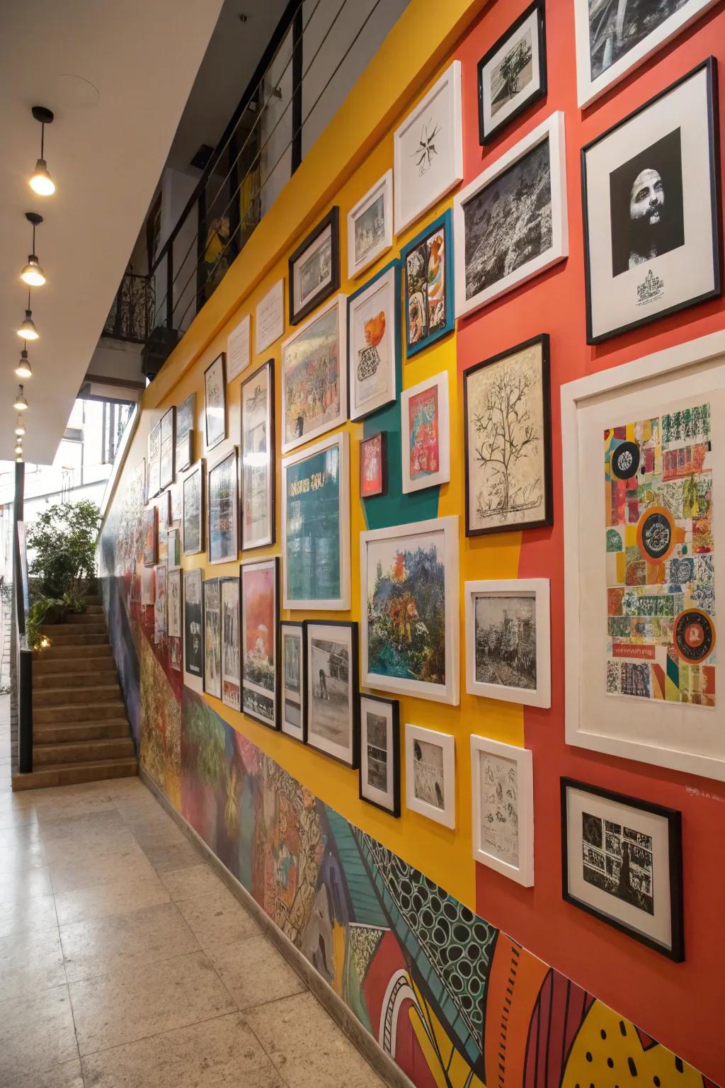Walls that are personalized display your story and interests.
