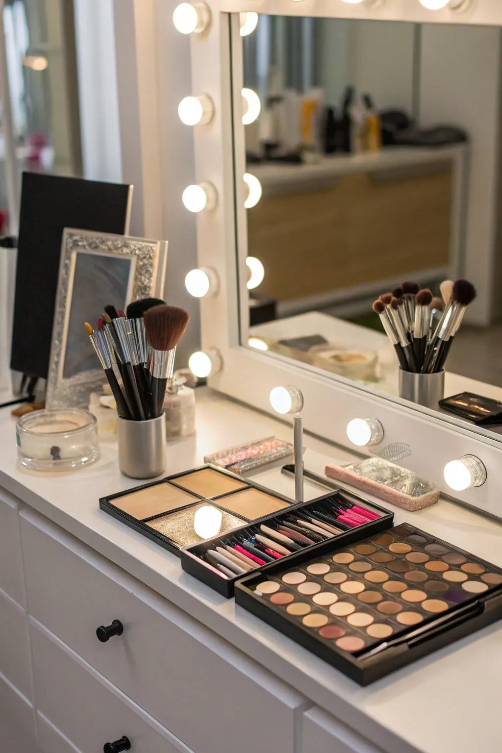 Get perfect lighting with LED vanity lights.