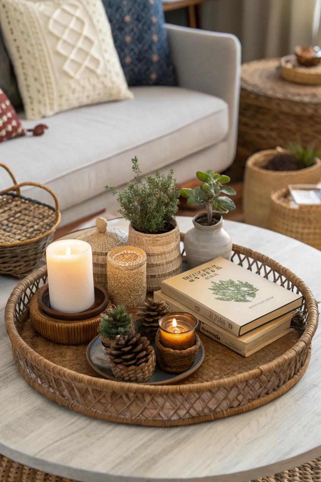Textured elements provide depth and interest to your aesthetic.