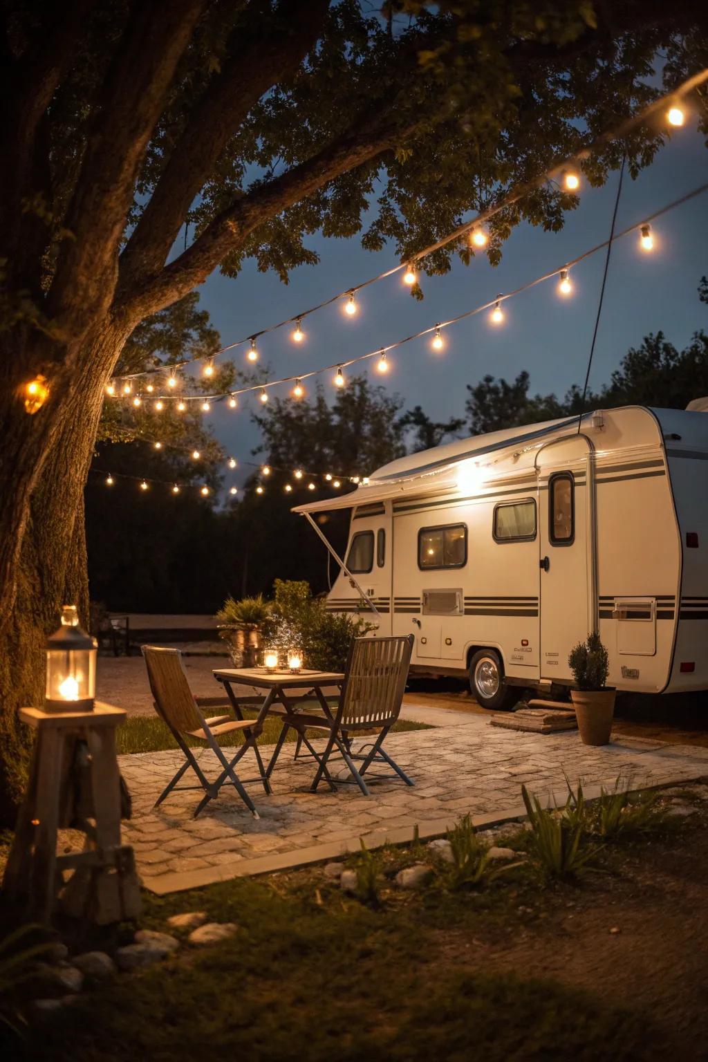 Ornamental lighting designs the atmosphere for unforgettable evenings.