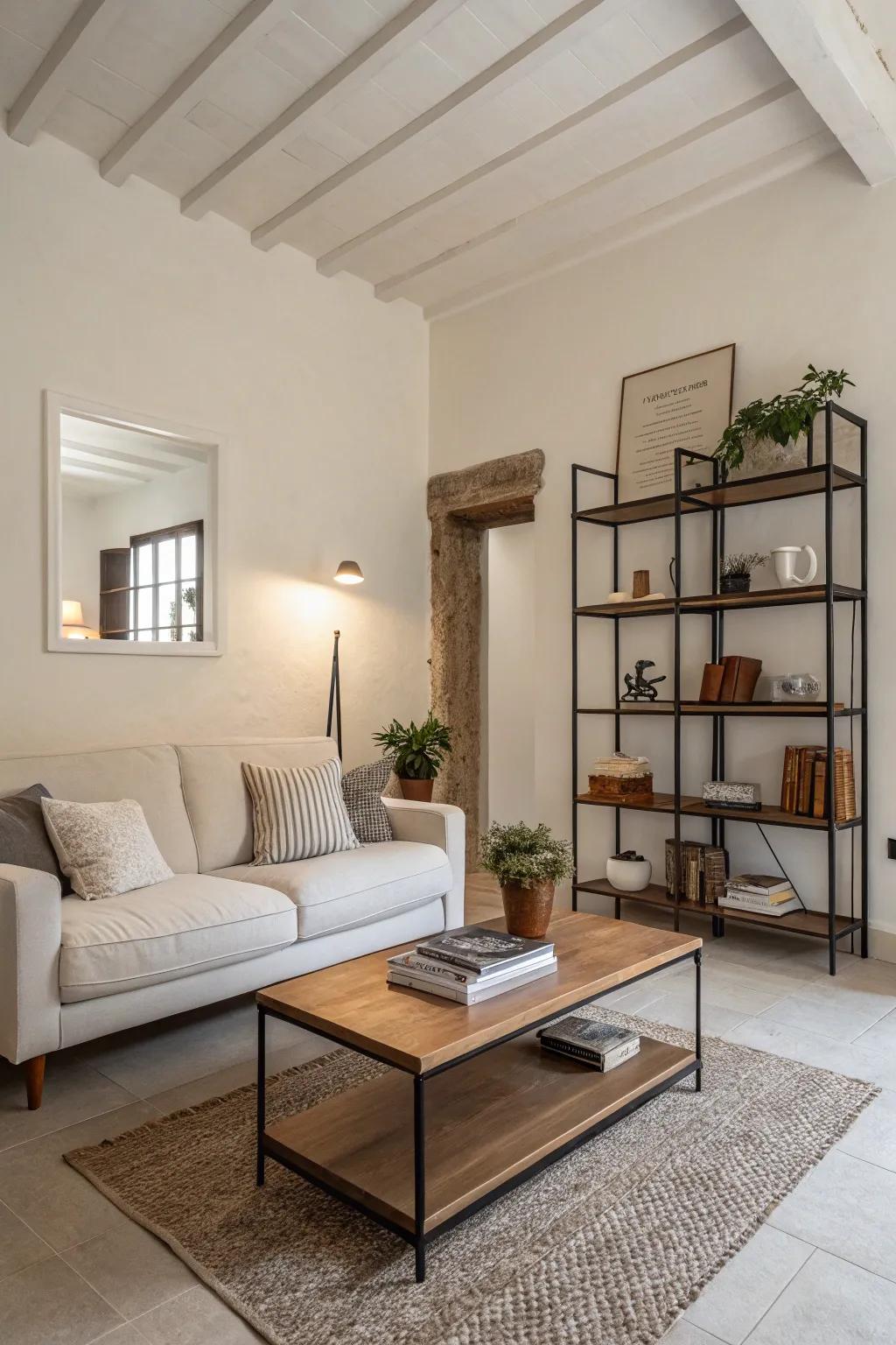 Streamlined furniture designs promote a polished and spacious environment.