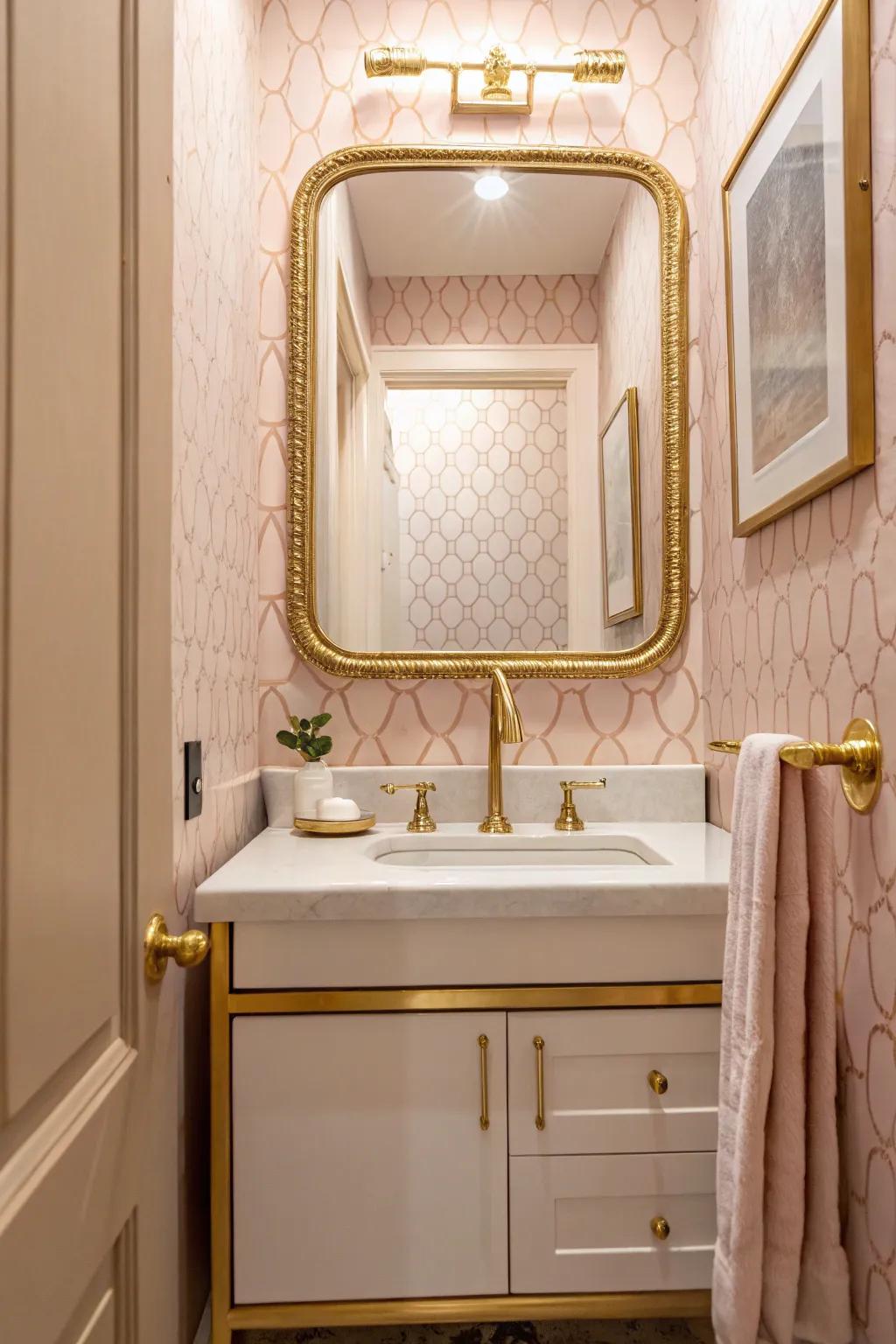 Pale rose introduces comfort and classiness to any bathroom.