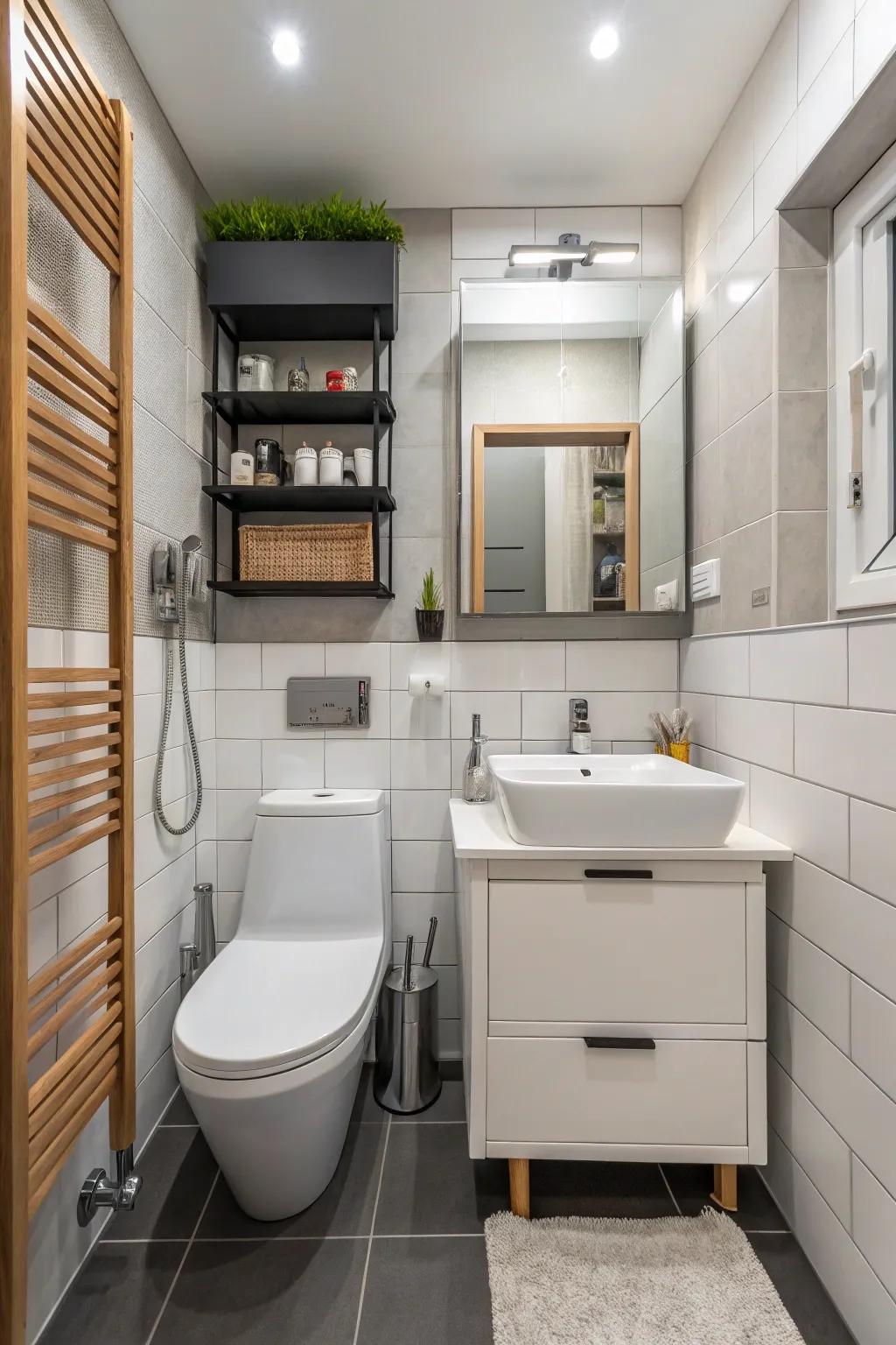 In small spaces, an effective plumbing design optimizes functionality.