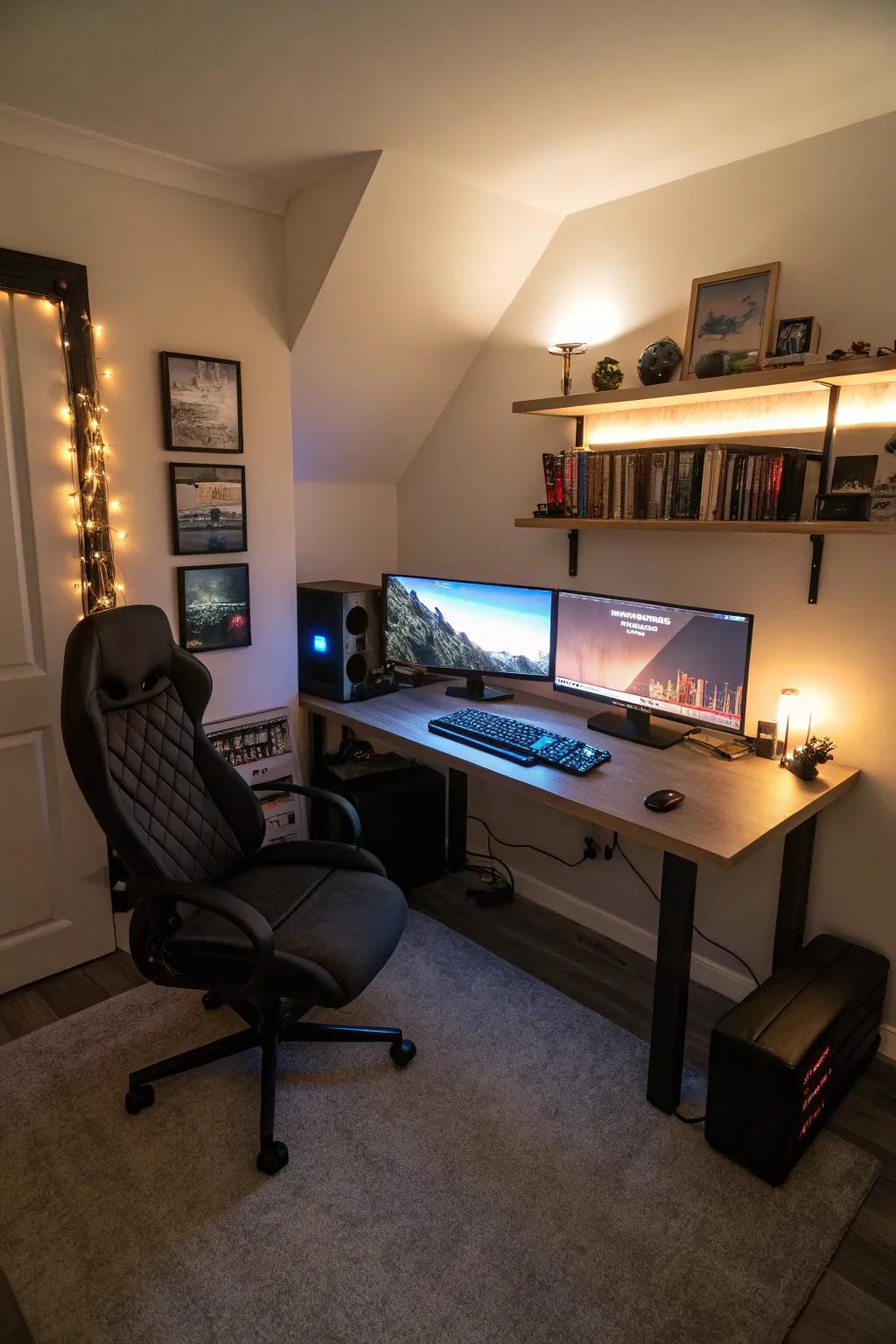 Dual monitors can enhance both gaming and productivity.