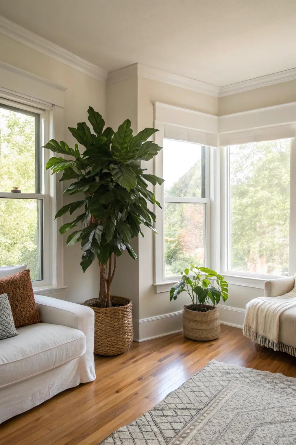 Plants infuse vitality and freshness.