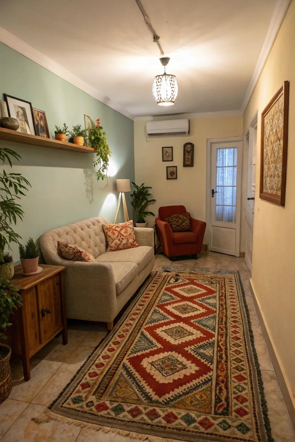 Floor coverings introduce comfort and delineate spaces in your living area.