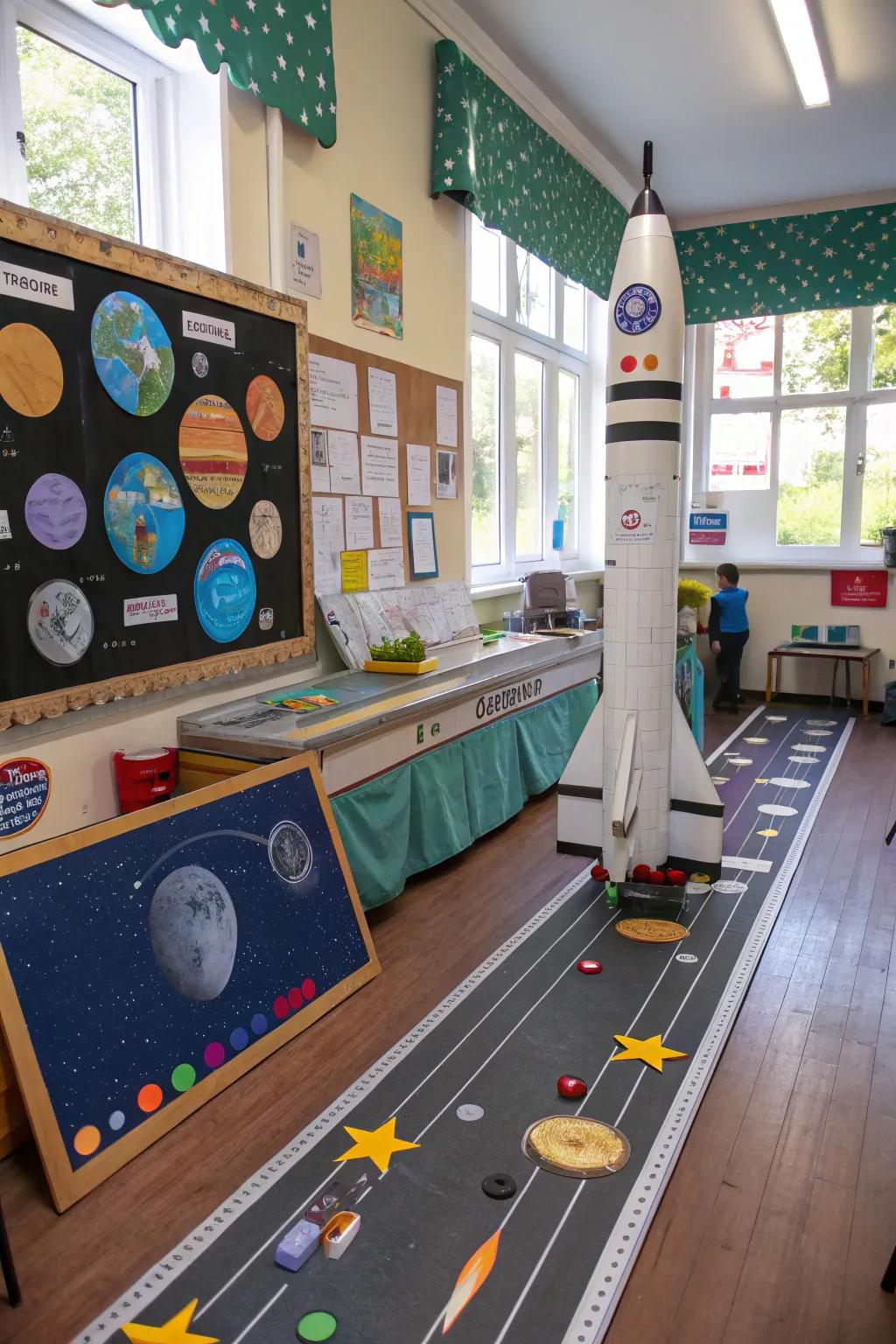 Sustain high engagement using a dynamic rocket launch.