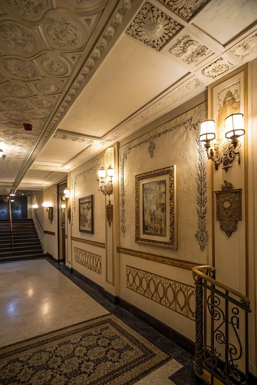 Decorative details enrich your speakeasy with layers of character.
