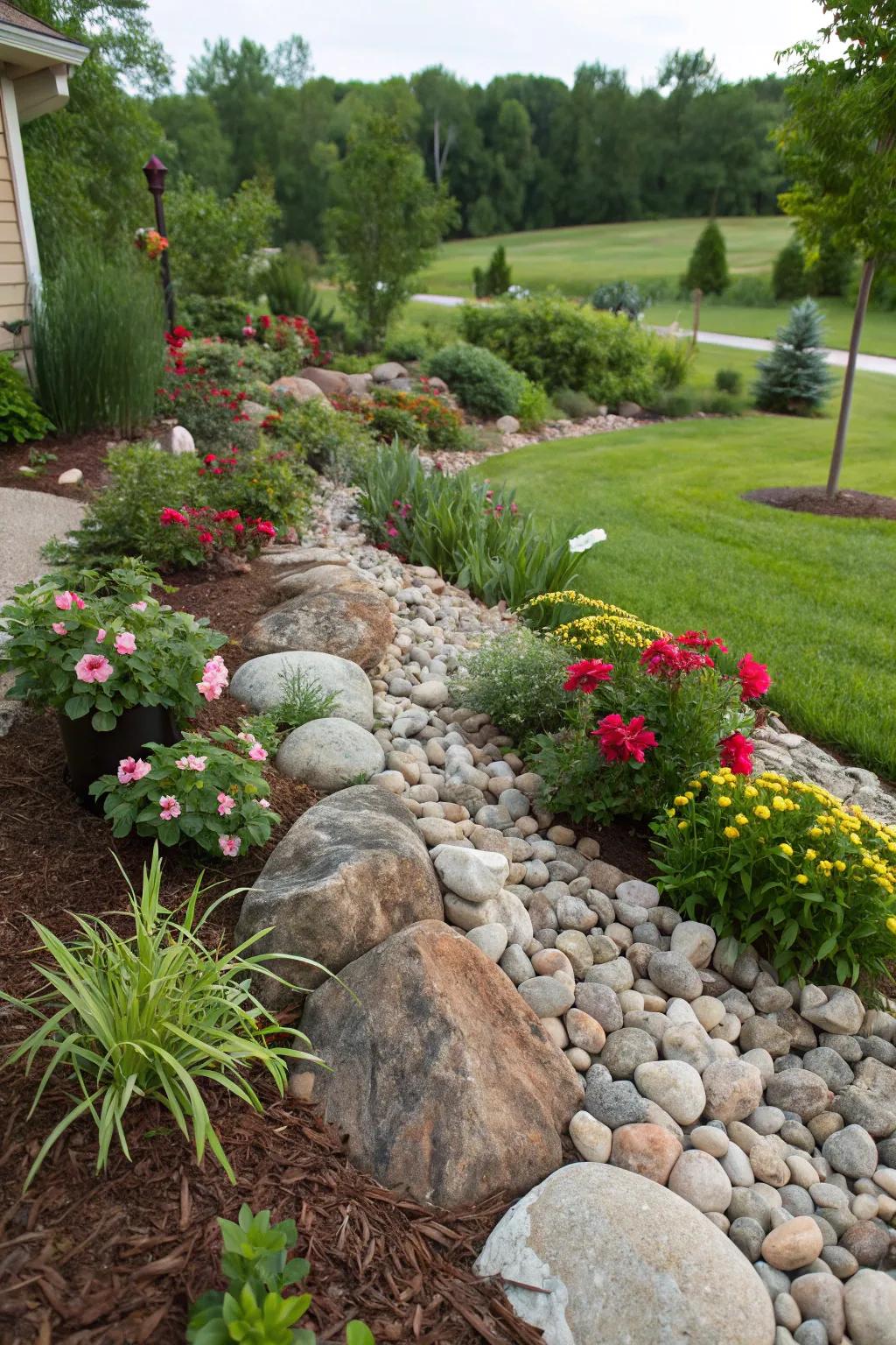 Achieve balance in your garden through thoughtful plant placement.