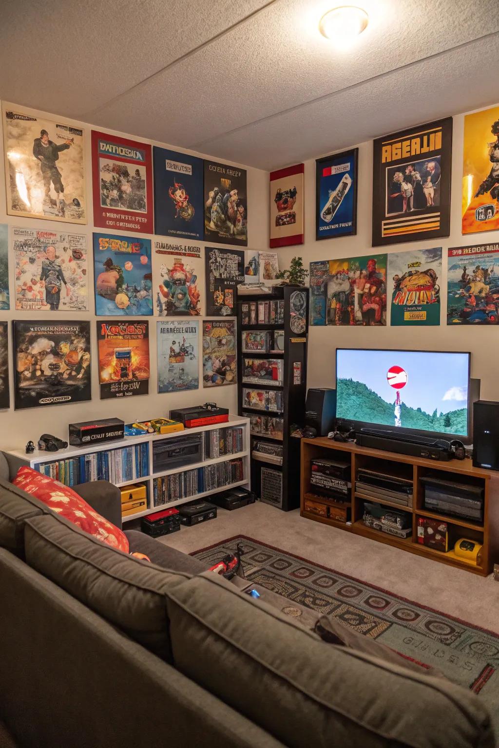 A themed room delivers an engaging streaming experience.