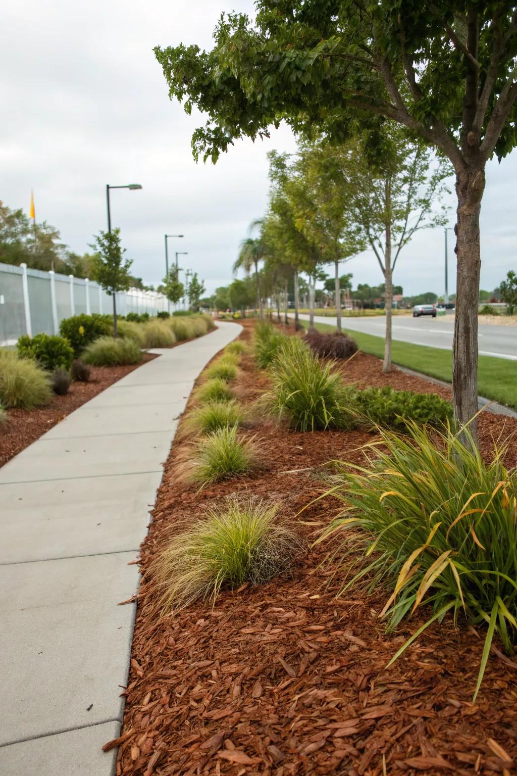 Decorative mulch enriches texture while helping your plants to grow well.