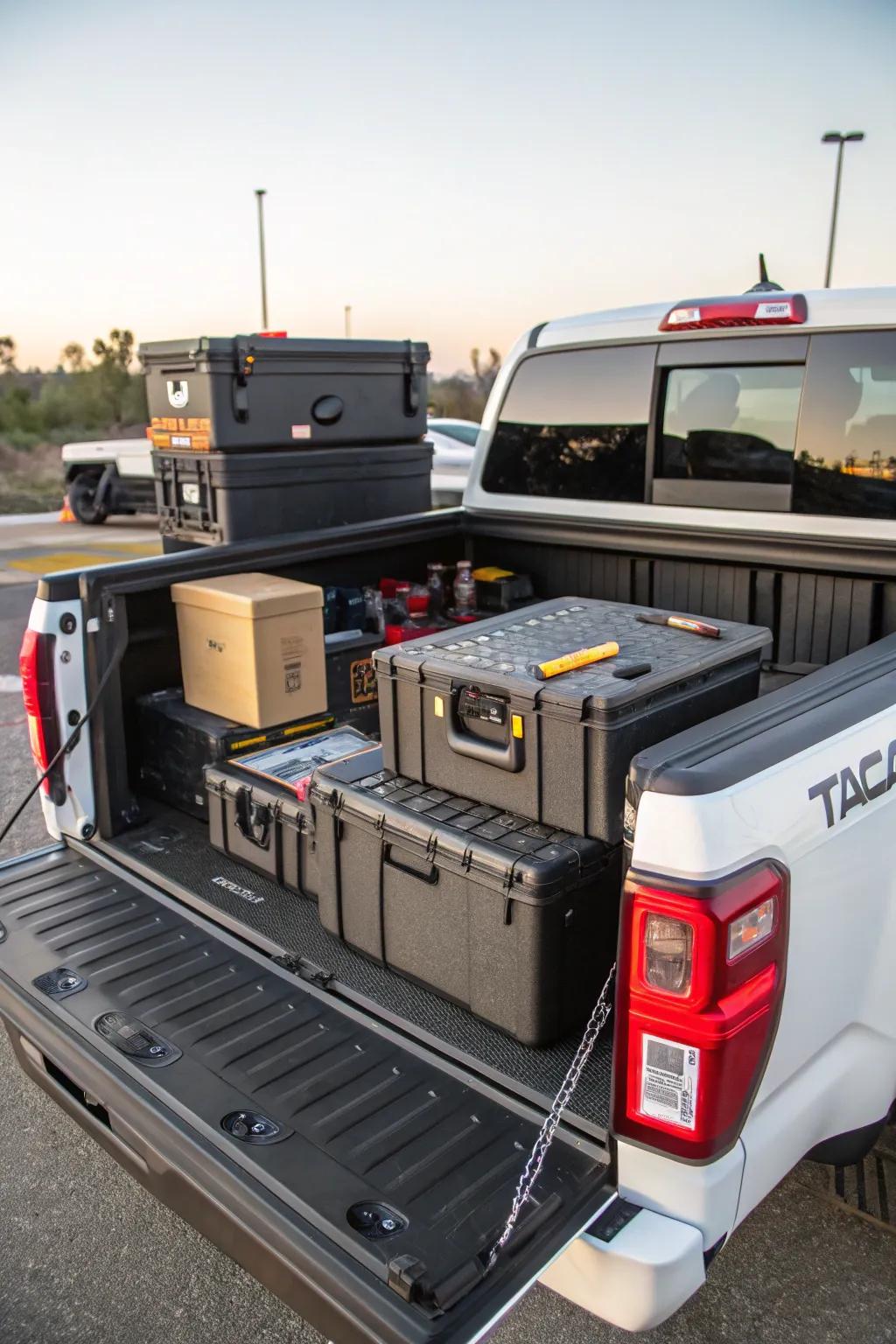 Keep your cargo secure and arranged with arrangement systems.