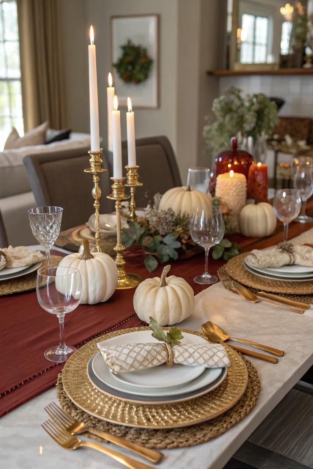 Stylish tableware establishes the tone for a refined eating experience.