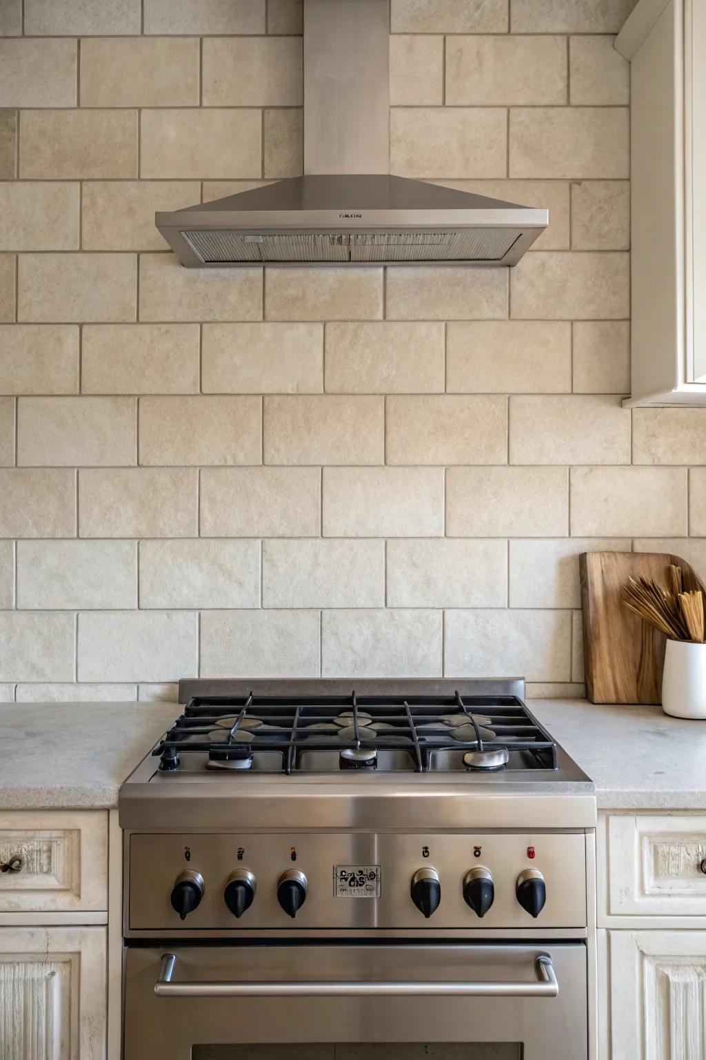 Neutral hues amplify the understated refinement of your kitchen.