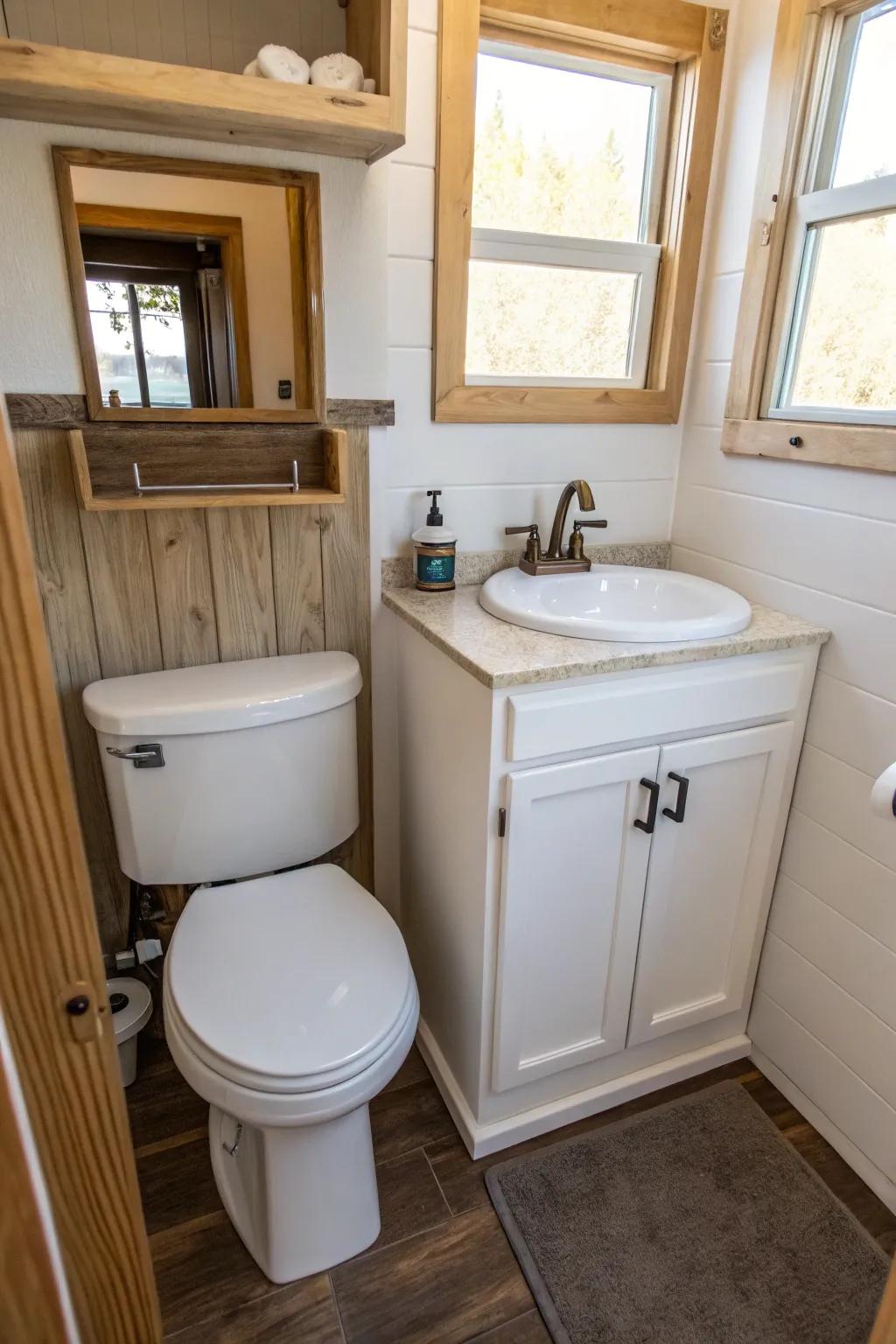 This creative toilet-sink combo saves both space and water.
