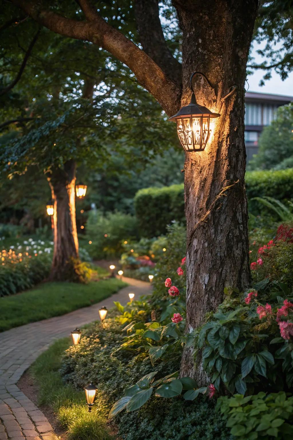 Sun powered lights introduce an environmentally conscious radiance.