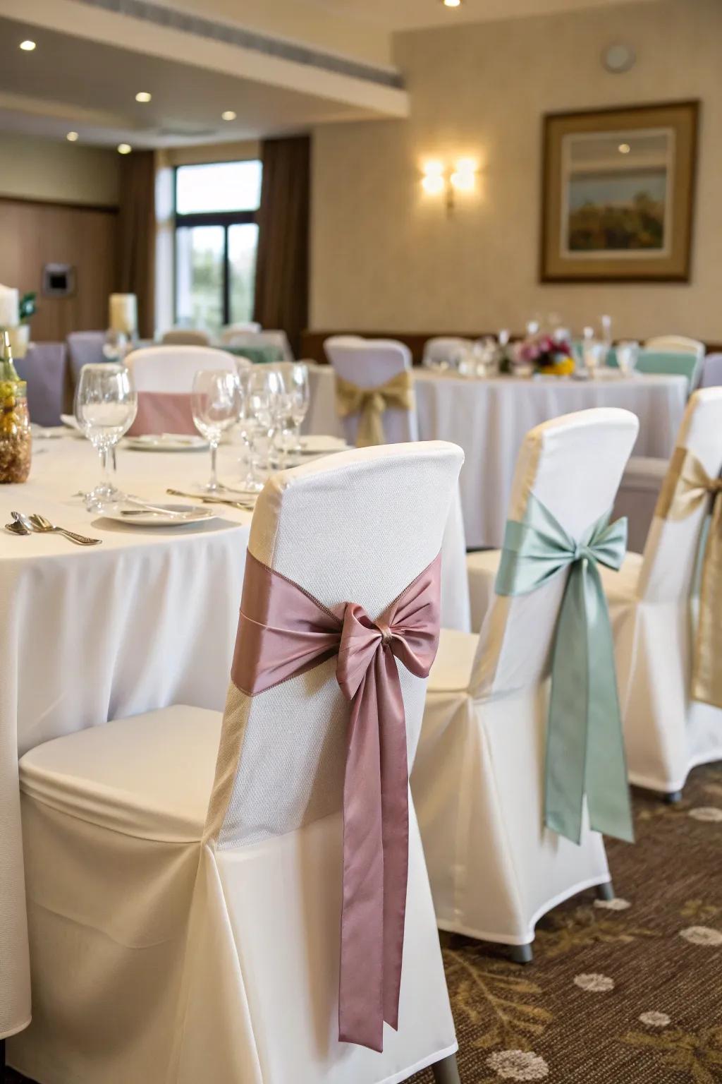 Ribbons and bows bring an element of elegance and romance.