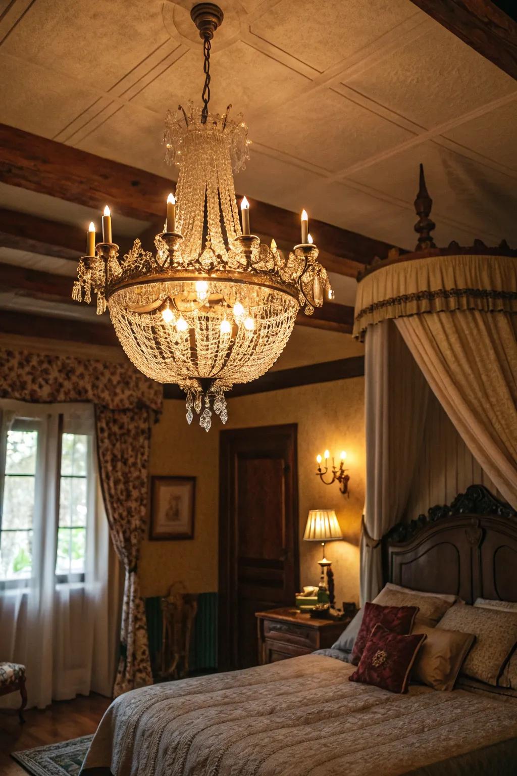 Classic lighting creates the right setting.