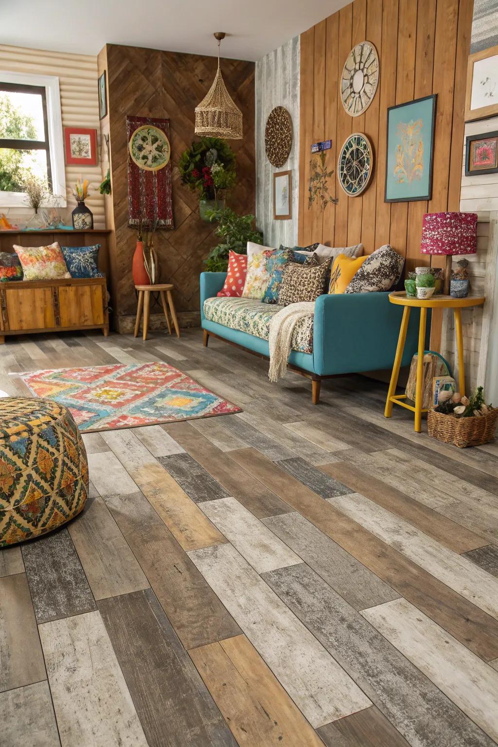 Combine styles for a customized and cohesive design.