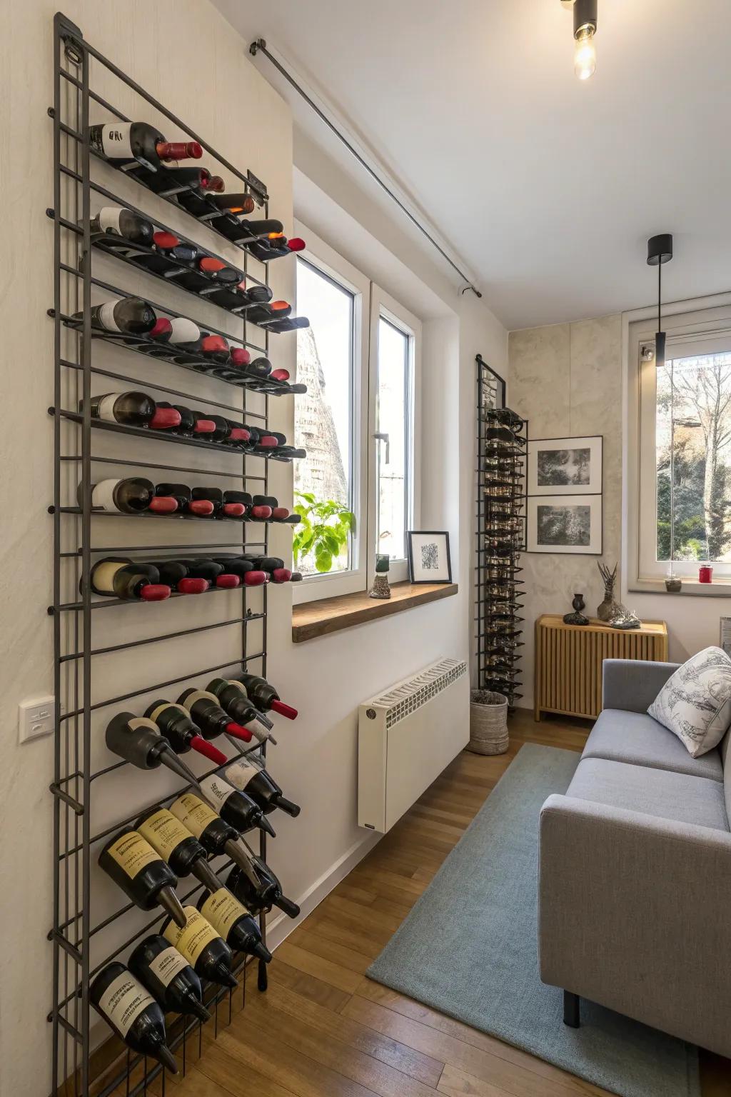 Area-saving fixtures maximize small spaces.