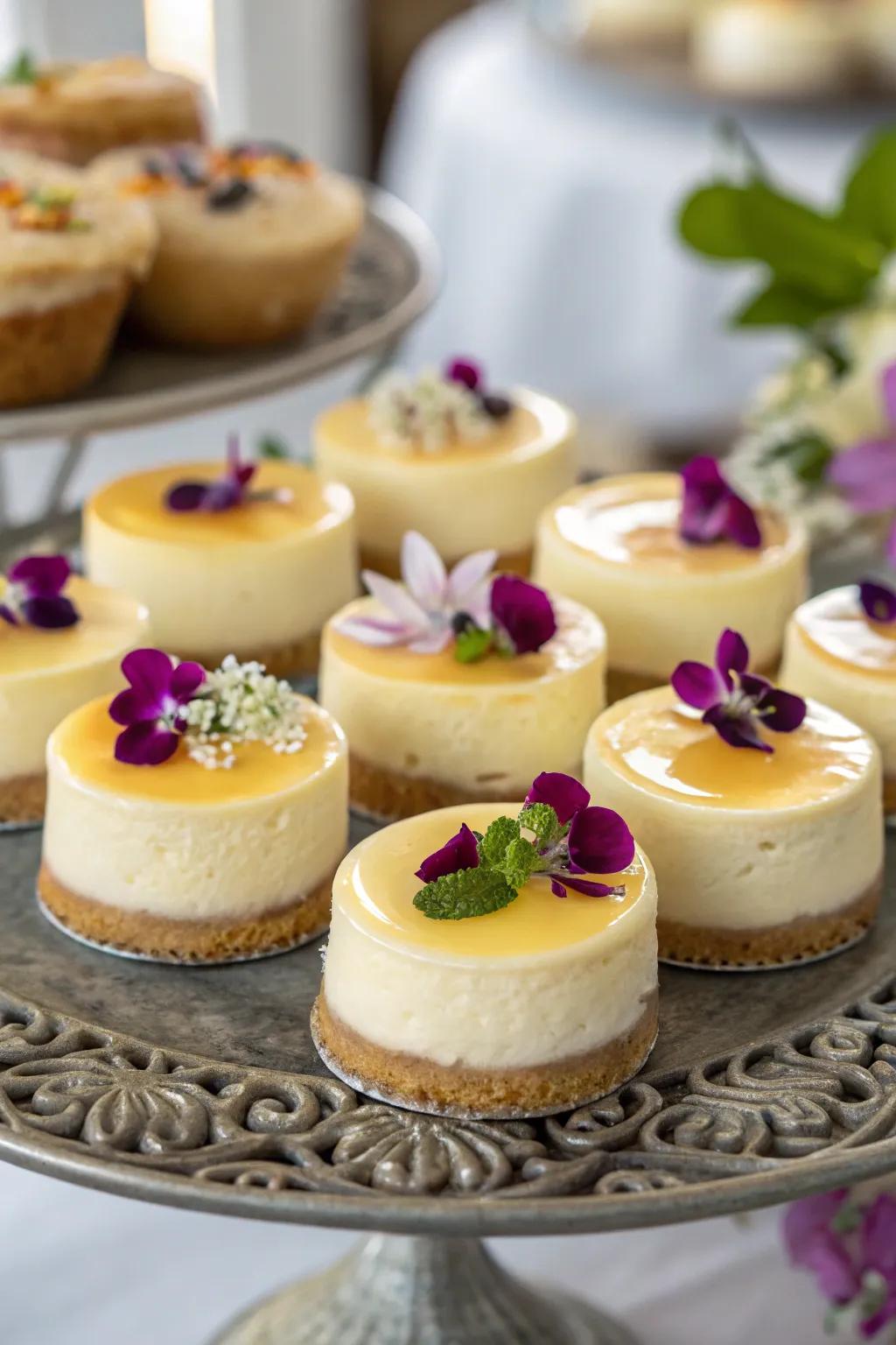 Flower-topped cakes that are as beautiful as they are delicious.
