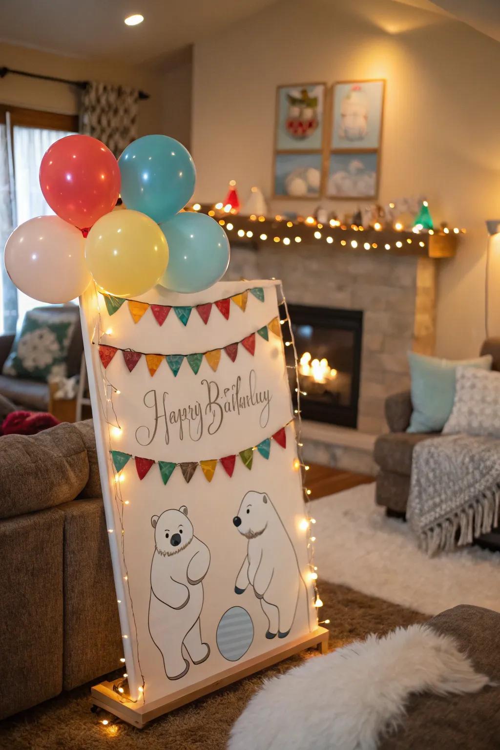 Incorporate a hint of the Arctic through arctic bear designs.