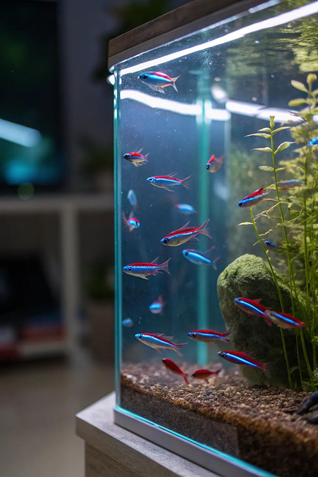 Bring your tank to life using a vibrant group of fish.