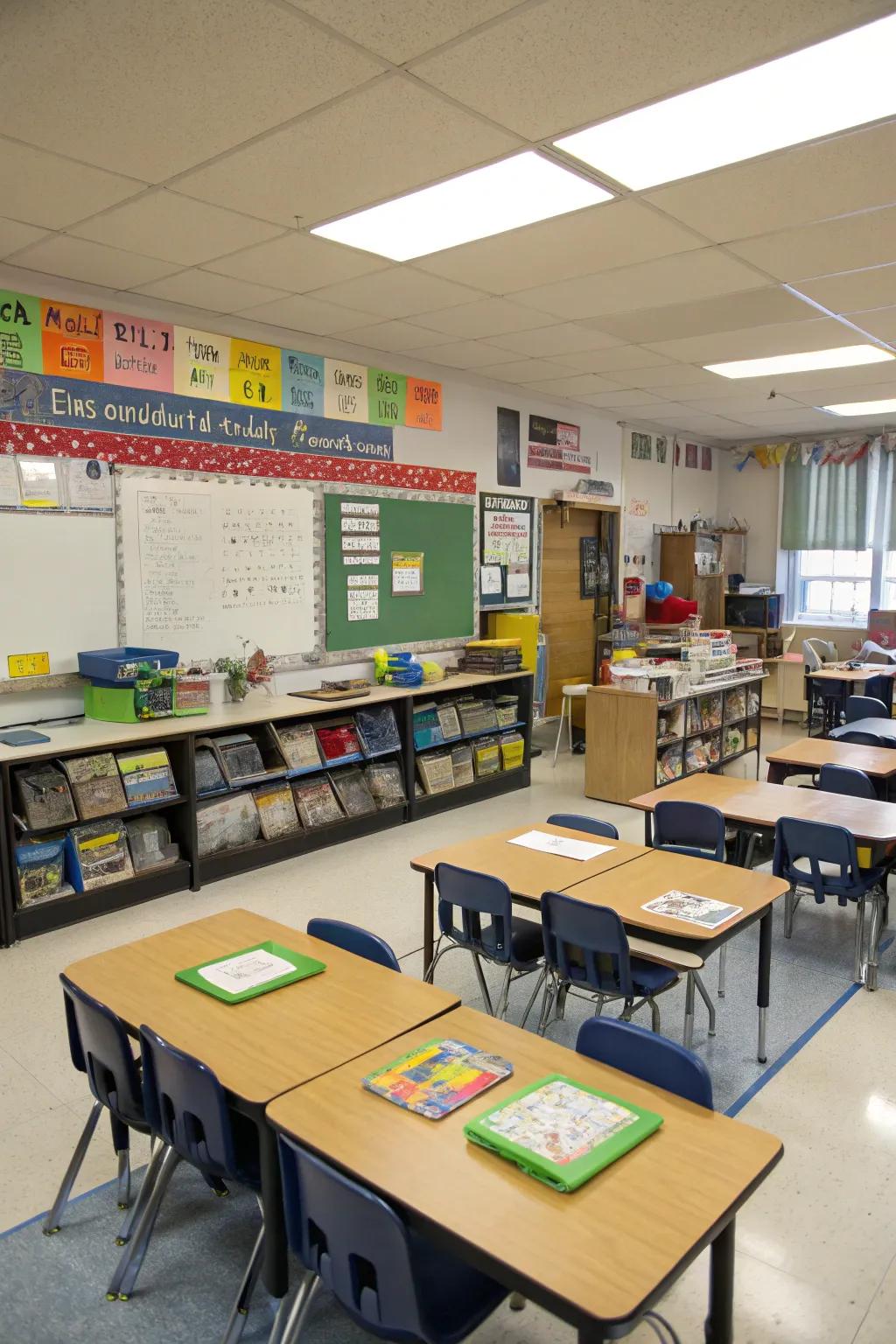 Dedicated study hubs promoting exploration and engagement