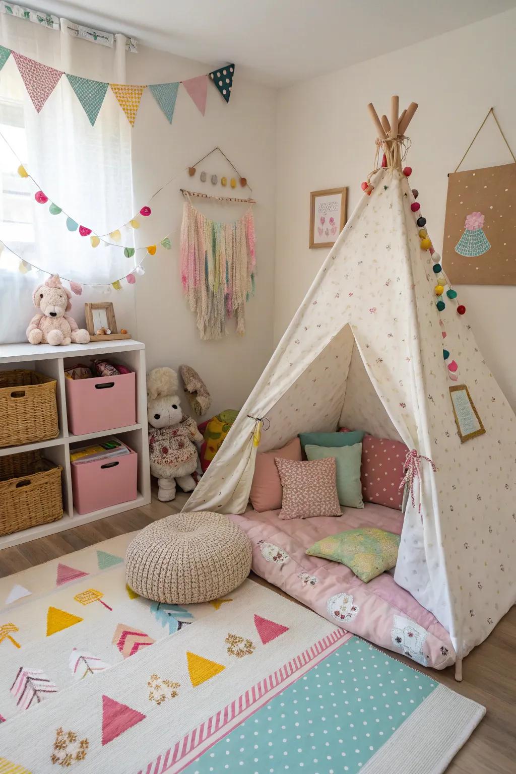 A creative play area is perfect for inspiring adventures.