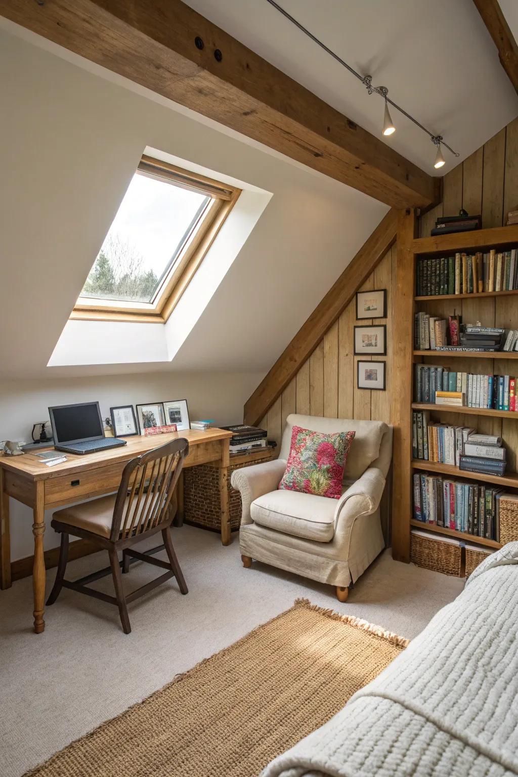 Design a versatile space to fulfill varied requirements in your attic.