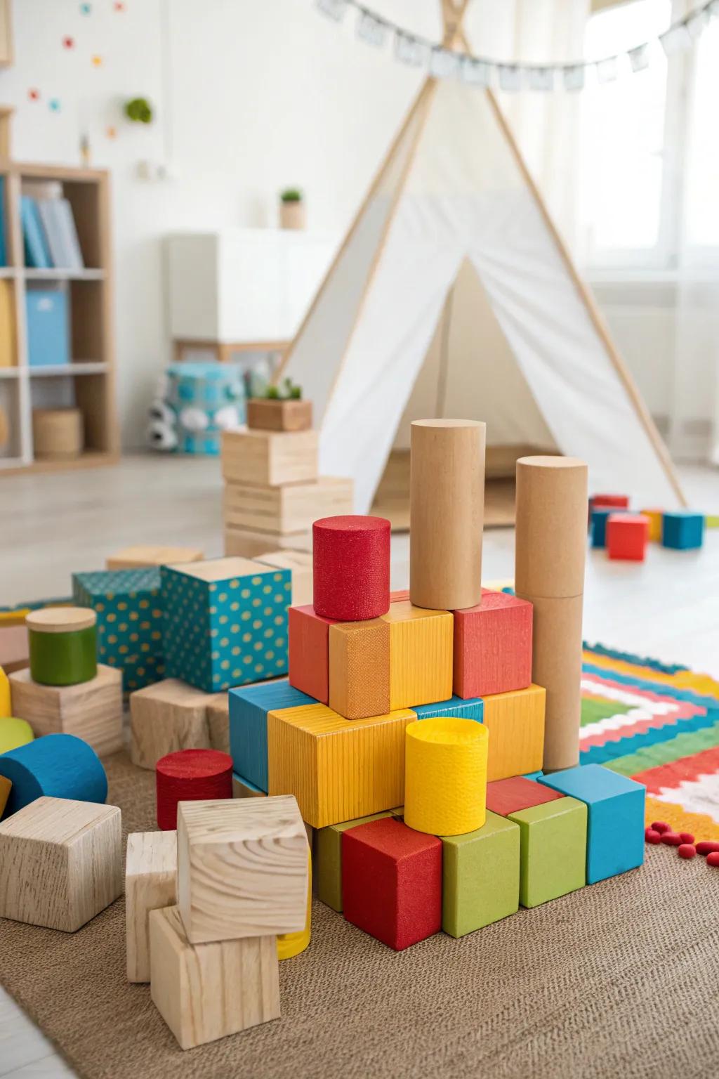 A diverse selection of blocks for limitless creativity.