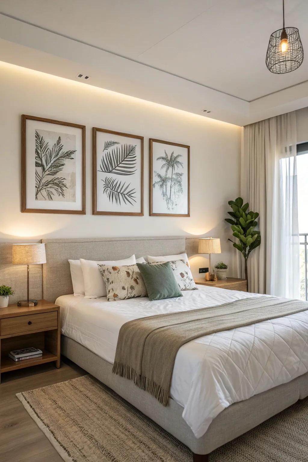 Achieve peace with simple art designs.