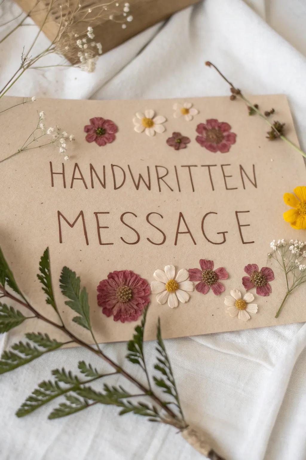 Show your affection with a lovingly made card.