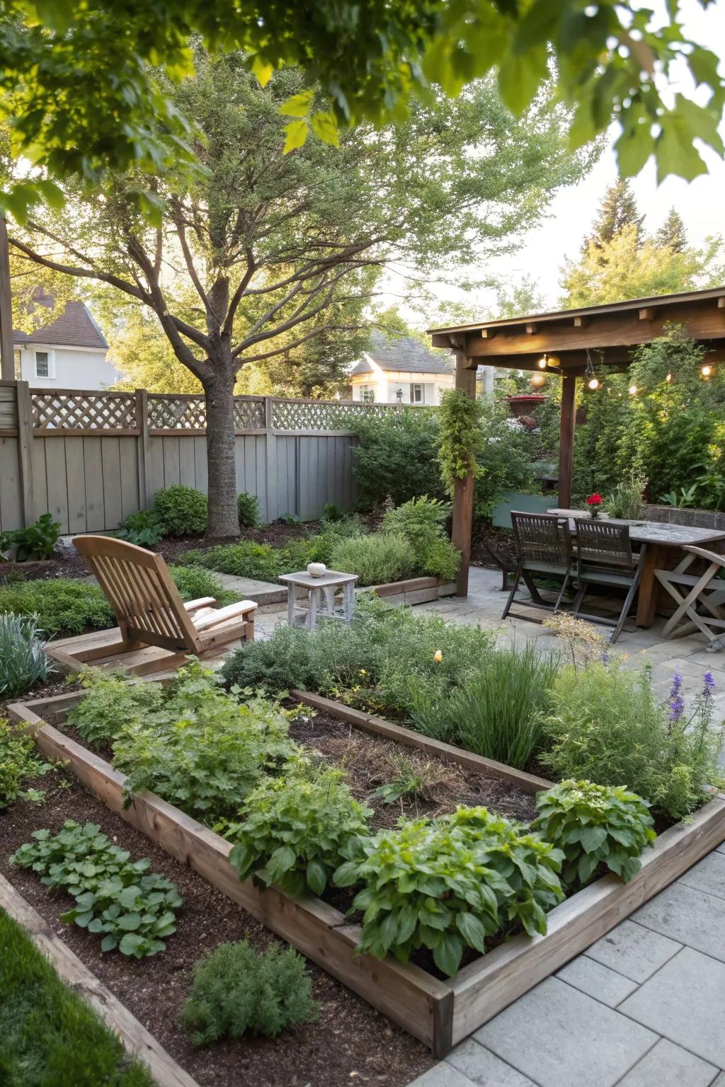 Practical zones bring functionality and joy to your easement.