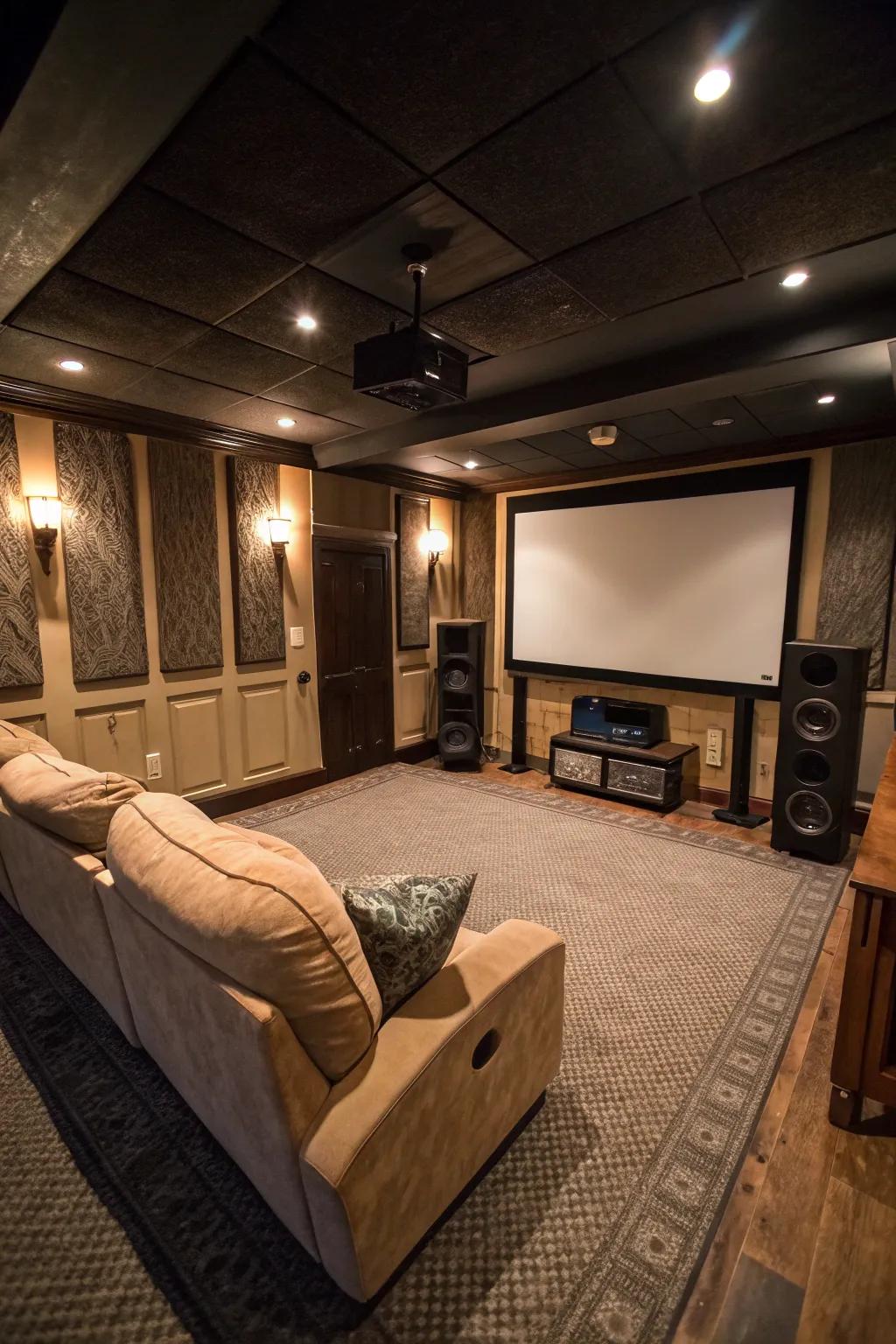 The immersive surround sound system makes movie evenings unforgettable.