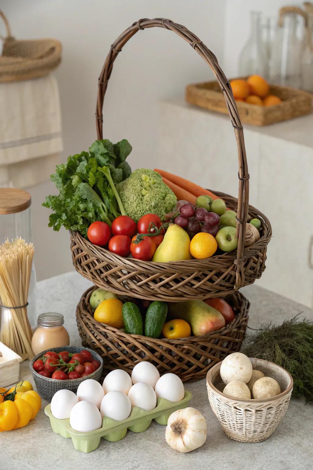 Perfect the art of basket arrangement with these essential tips.
