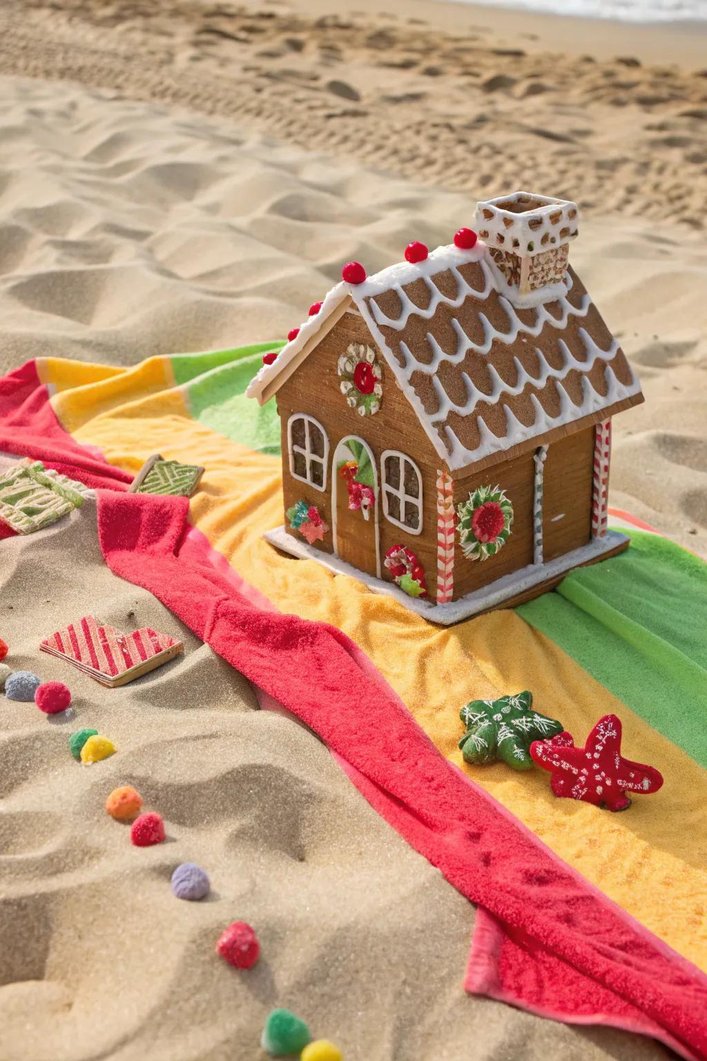 Elevate the scene with brilliantly colored sweet beach mats.