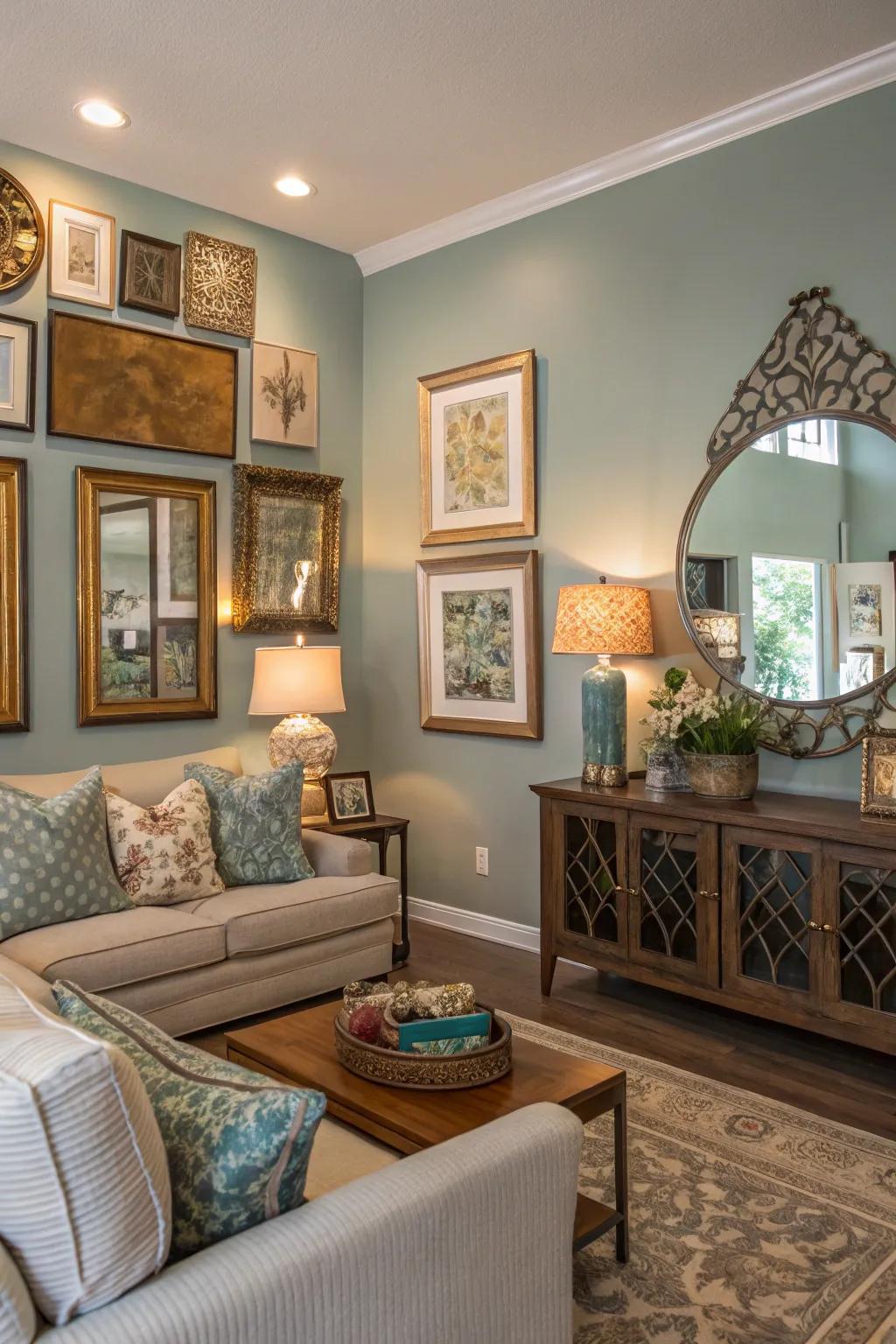 Customize your space with decorative features