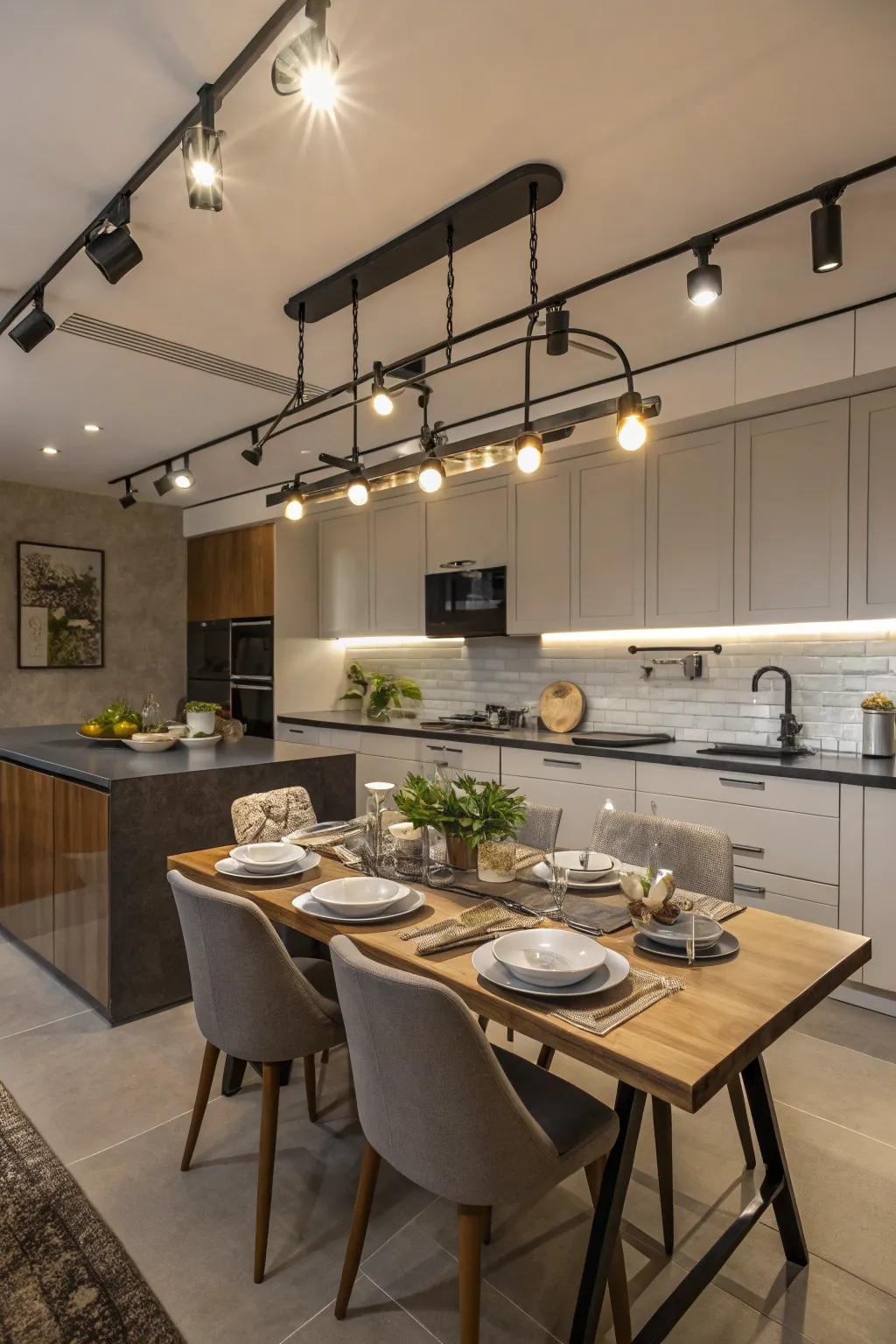 Adjust to any occasion with adaptable lighting.