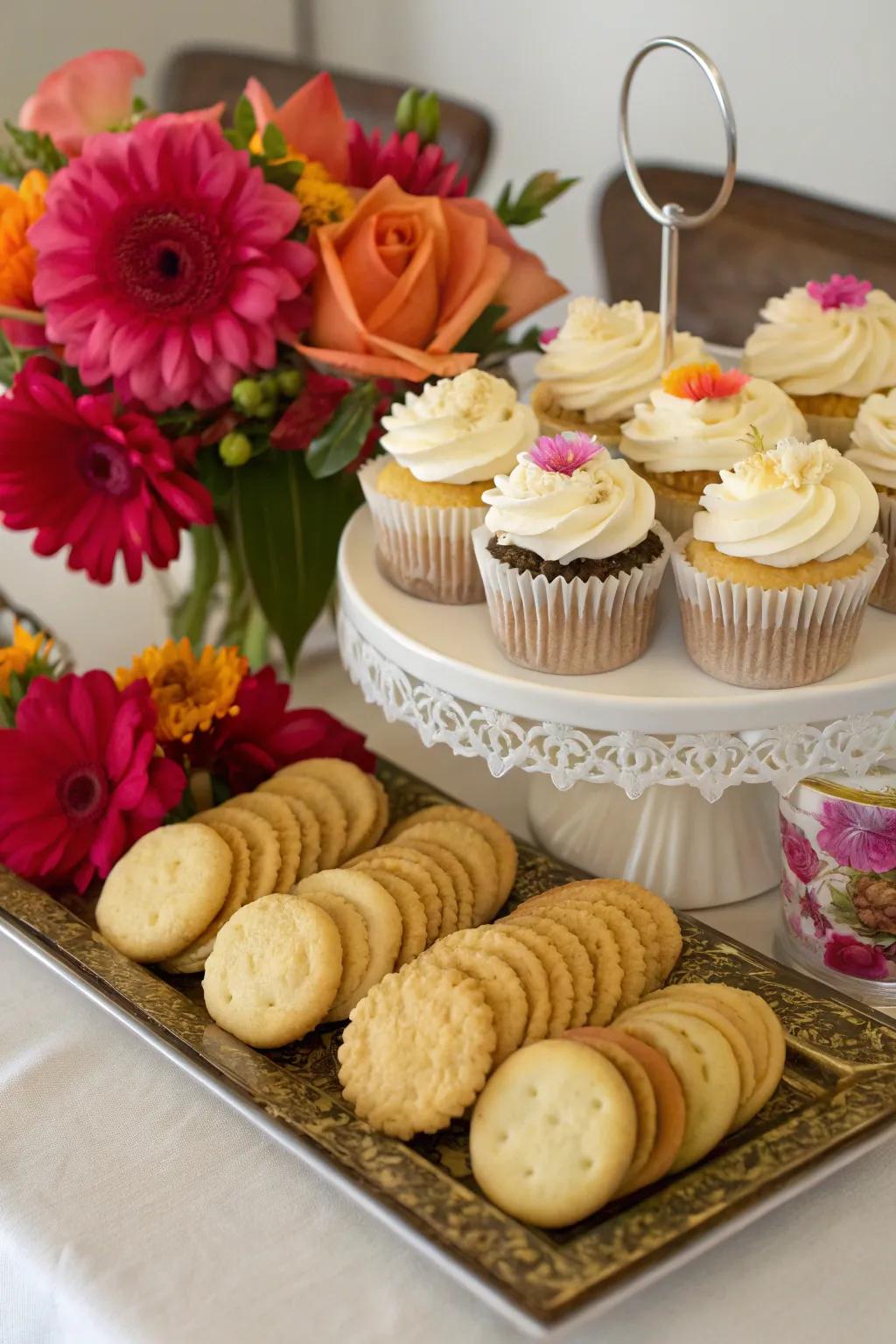 Delicate treats that entice both the eyes and the palate.
